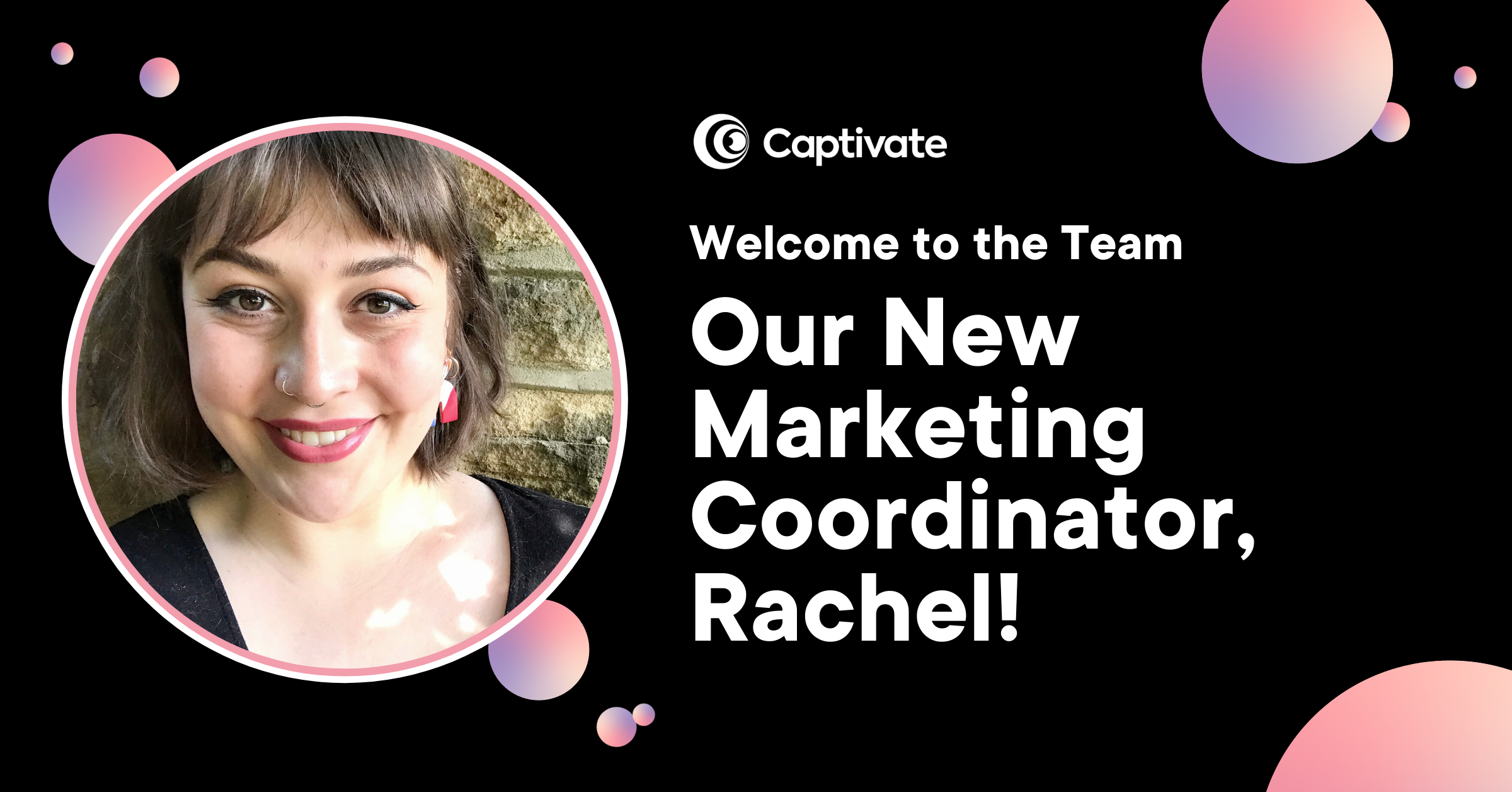 Welcome to the Team Our New Marketing Coordinator, Rachel!