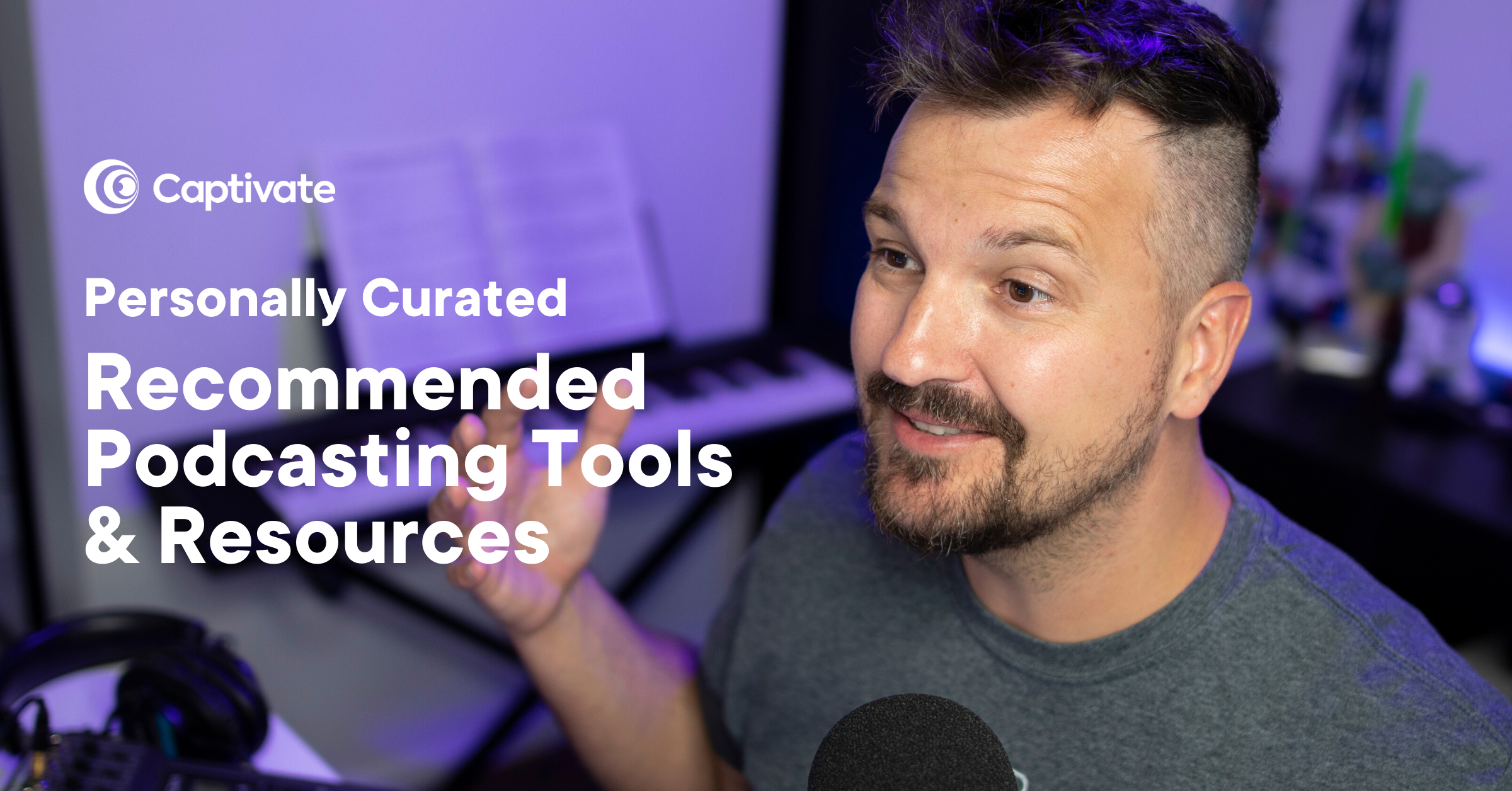 Recommended podcasting tools and resources from the Captivate podcast hosting, analytics & distribution team. Personally curated, just for you.
