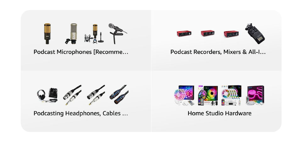 Screenshot of Amazon webfront.