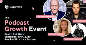 An image revealing the four speakers of the Ready, Set, Grow! event, held on 10th September 8am-12pm Pacific.