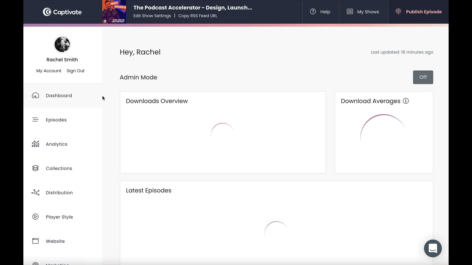 a gif of Captivate's authentication process with Zapier