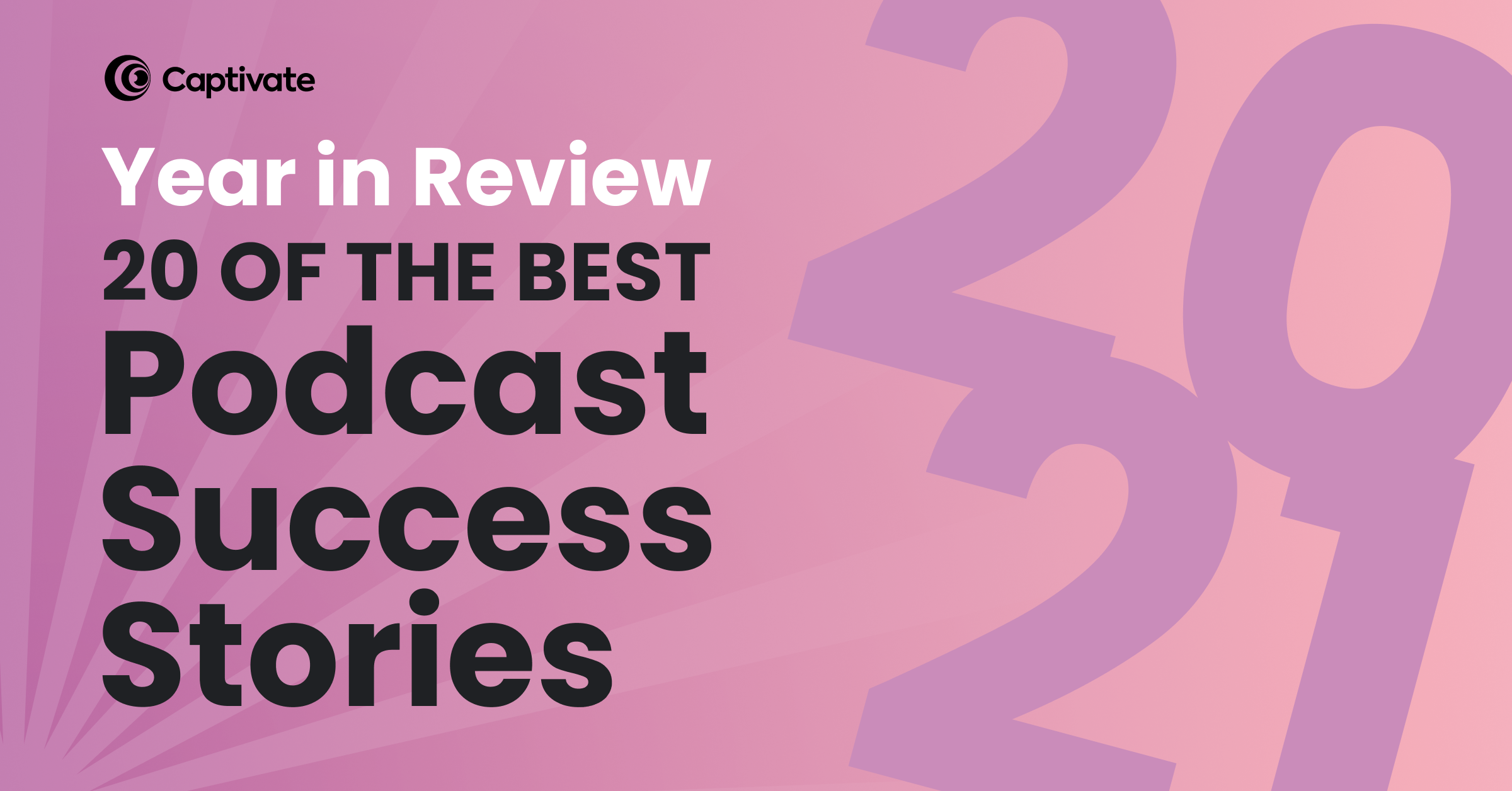 2021 A Year in Review: Your Big Podcast Achievements and ours!