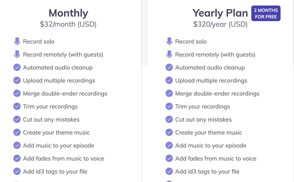 Alitu's pricing plans.