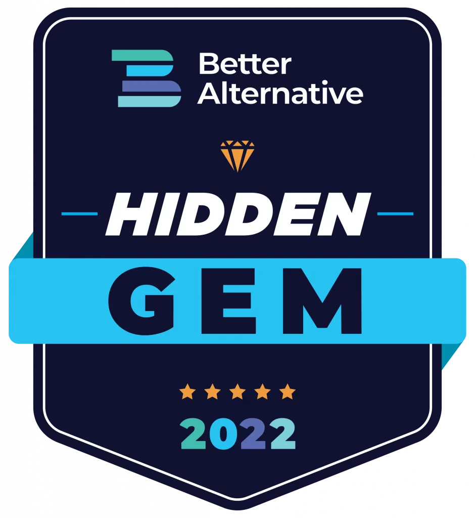 better alternative hidden gem badge