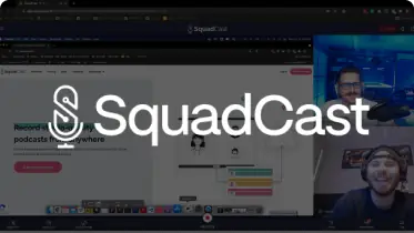 SquadCast remote recording software logo