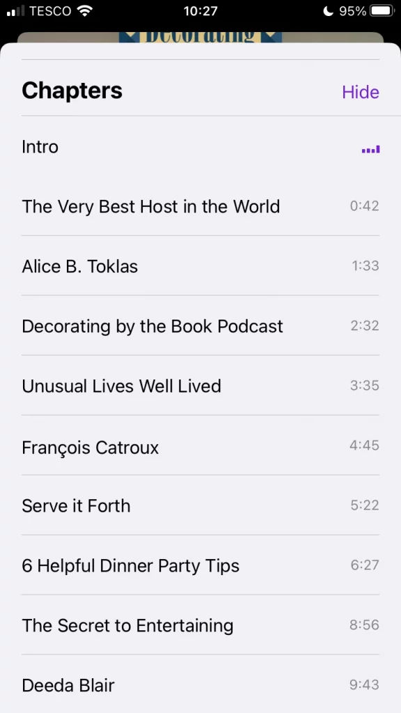Chapters for Decorating by the Book on Apple Podcasts