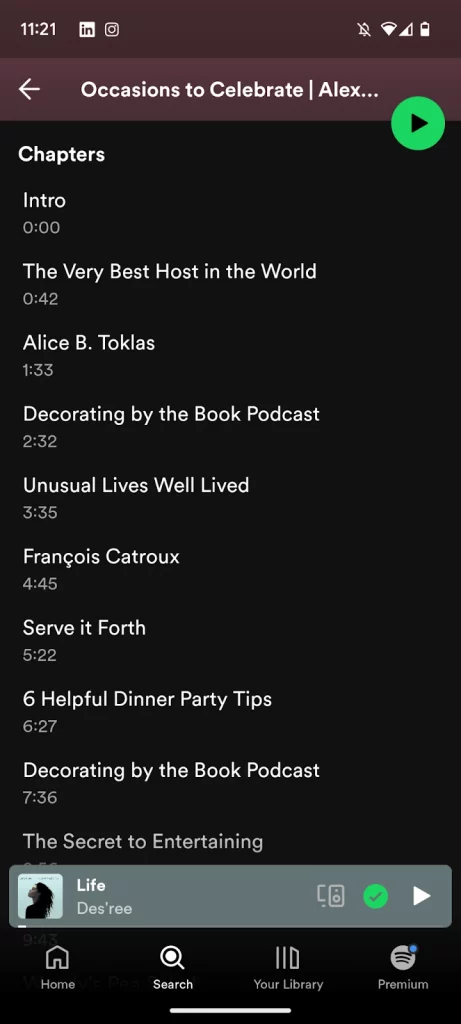 Chapters for Decorating by the Book on Spotify